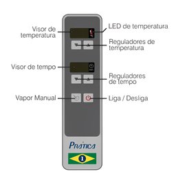 Forno de Convecção Miniconv Elétrico sem Vapor 220 V Pratica Inox - 6