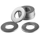 Ver imagem 1 de Arruela Lisa M6 Din 125-a Sae 1045 140hv Geomet - 100un