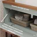 Ver imagem 5 de Gabinete Suspenso Banheiro Mari 80cm com Cuba e Espelheira Lua Espresso Móveis Verde/Pistache