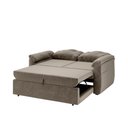 Ver imagem 4 de Sofá Cama 2 Lugares Casal 1,60 Mts Tifany Veludo Matrix Cor:veludo Cinza