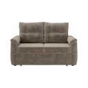 Ver imagem 2 de Sofá Cama 2 Lugares Casal 1,60 Mts Tifany Veludo Matrix Cor:veludo Cinza