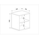 Ver imagem 3 de Nicho Cubo 1 Prateleira Kids 38cmx35cm 