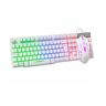 Kit Gamer Kmw5228 Branco Rgb Rainbow + Moa834 - 17