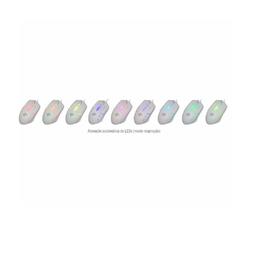 Kit Gamer Kmw5228 Branco Rgb Rainbow + Moa834 - 14