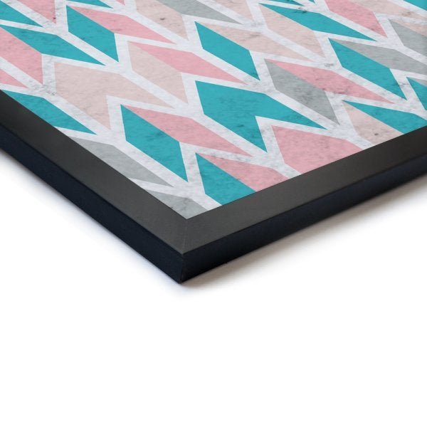 Quadro Decorativo Setas Textura Para Cima - 23x16,25cm (Moldura em laca preta) - Arte Maníacos - 2