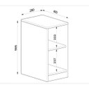 Ver imagem 3 de Nicho com Prateleira 56,5CMX28CMX40CM Linha Kids Branco