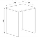 Ver imagem 3 de Escrivaninha Infantil Kd1600 Kids 48cm Branca