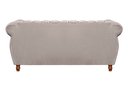 Ver imagem 3 de Sofá Chesterfield Realeza 3 Lugares Decoração Retrô - Suede Bege Claro
