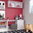 Ver imagem 5 de Escrivaninha Infantil KD1620 Kids 68cm Branca
