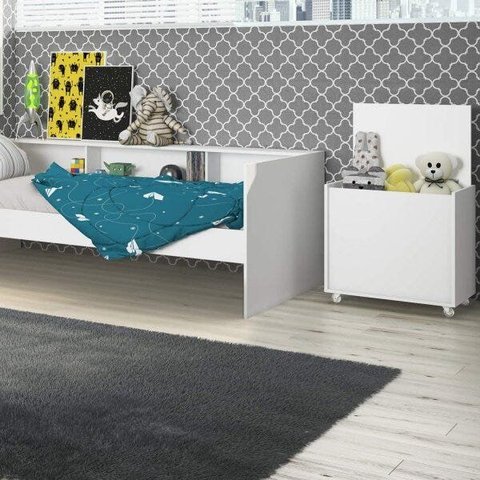 Baú com Rodízio Kids Branco