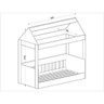 Mini Cama Infantil Baixa Casinha Kids Quiditá - 3