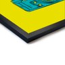 Quadro Decorativo Fotografia Amarelo - 50x50cm (Moldura em laca preta) - Arte Maníacos - 2