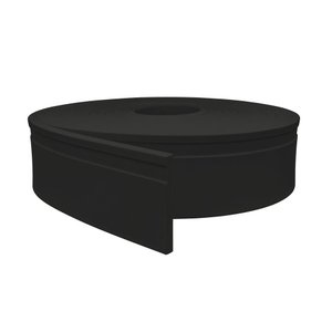 Rodapé Eva Autocolante 10cm Altura Rp16 Preto Metro