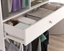 Ver imagem 7 de Closet Infantil Suspenso 1 Gaveta 84,5x135x35cm Linha Kids Branco
