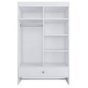 Ver imagem 5 de Closet Infantil Suspenso 1 Gaveta 84,5x135x35cm Linha Kids Branco