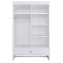 Ver imagem 5 de Closet Infantil Suspenso 1 Gaveta 84,5x135x35cm Linha Kids 