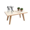 Ver imagem 1 de Mesinha de Centro Retangular Pé Palito Madeira Sala de Estar Várias Cores