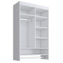 Ver imagem 3 de Closet Suspenso sem Gaveta 84,5x135x35cm Linha Kids Branco