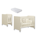 Ver imagem 2 de Quarto de Bebê Berço Evolution + Cômoda 1 Porta 3 Gavetas Classic Areia + Colchão