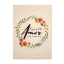 Ver imagem 1 de Quadro Decorativo em Madeira Espalhe Amor Por Onde For - 32,5x23cm