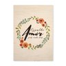 Quadro Decorativo em Madeira Espalhe Amor Por Onde For - 32,5x23cm - 1