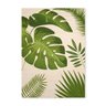 Quadro Decorativo em Madeira Plantas Folhas Grandes - 32,5x23cm - 1