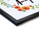 Ver imagem 2 de Quadro Decorativo A Vida É Melhor Com Amigos - 20x20cm (Moldura em laca preta) - Arte Maníacos