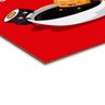 Quadro decorativo com moldura caixa branca em Placa - Sushi Lovers - 30x30cm - Arte Maníacos - 2