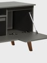 Ver imagem 2 de Rack para TV com Prateleira 150cm Retro MDF Verde Dallas - On Móveis