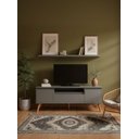 Ver imagem 5 de Rack para TV com Prateleira 150cm Retro MDF Verde Dallas - On Móveis