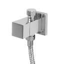 Ver imagem 2 de Ducha Higiênica Com Desviador Cromado Quadrado 1/4 de Volta