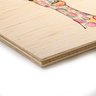 Quadro Decorativo em Madeira Girafa Color - 46x32,5cm - 2