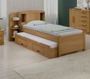 Ver imagem 1 de Cama Solteiro Milênio com Auxiliar 100% Mdf Cinamomo D Doro