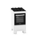 Ver imagem 2 de Fogão de Piso Suggar 4 Bocas Mesa de Vidro Neo Max Branco – Bivolt