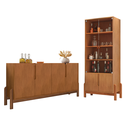 Ver imagem 1 de Conjunto de Cristaleira e Buffet Maricá Cedro