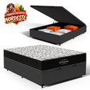 Ver imagem 2 de Cama Box Baú com Colchão de Espuma D45 Ortobom Airtech 150 D45 Casal 138 cm