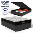Ver imagem 3 de Cama Box Baú com Colchão de Espuma D45 Ortobom Airtech 150 D45 Casal 138 cm