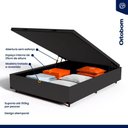 Ver imagem 6 de Cama Box Baú com Colchão de Espuma D45 Ortobom Airtech 150 D45 Casal 138 cm