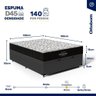 Cama Box Baú com Colchão de Espuma D45 Ortobom Airtech 150 D45 Casal 138 Cm - 3