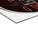 Ver imagem 2 de Quadro decorativo com moldura caixa branca em Placa - O Amor Melhor Forma de Começar e Terminar o Di