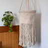 Luminária Macramê Cru - 2