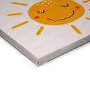Ver imagem 2 de Quadro Decorativo em Tela Canvas Sol Sorriso - 30x30cm - Arte Maníacos