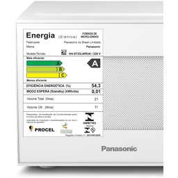 Micro-ondas 21l Branco 220v Panasonic Nn-st25lwruk - 7