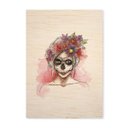 Ver imagem 1 de Quadro Decorativo em Madeira Catrina Daphs - 32,5x23cm