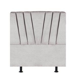 Cabeceira para Cama Box Casal 1,60 Cm Bélgica - Oferta House Cor:cinza Claro