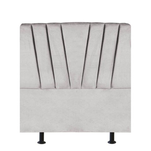 Cabeceira para Cama Box Casal 1,60 Cm Bélgica - Oferta House Cor:cinza Claro