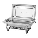 Ver imagem 1 de Rechaud Retangular 9 Litros com 1 Cuba Banho Maria Gourmet - Brinovar