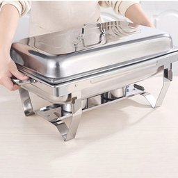 Rechaud Retangular 9 Litros com 1 Cuba Banho Maria Gourmet - Brinovar - 3