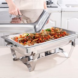 Rechaud Retangular 9 Litros com 1 Cuba Banho Maria Gourmet - Brinovar - 2
