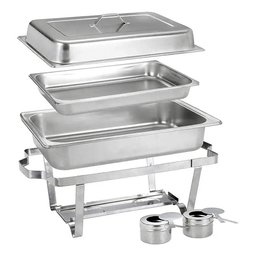 Rechaud Retangular 9 Litros com 1 Cuba Banho Maria Gourmet - Brinovar - 6